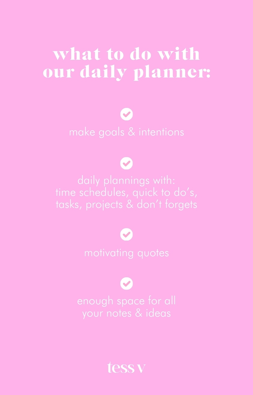 Daily planner tess v