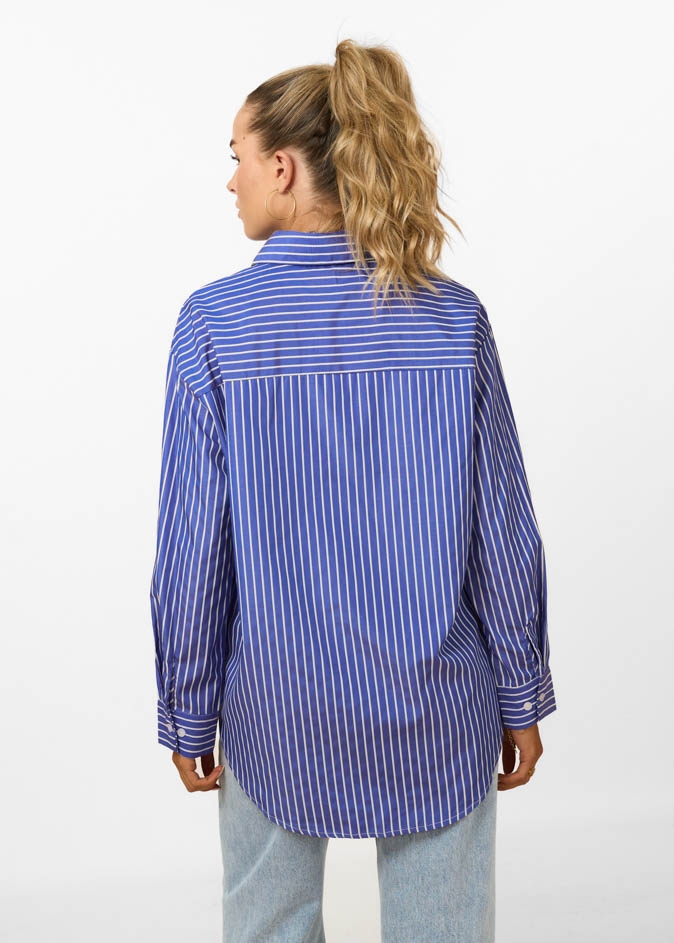 Kaat blouse blauw