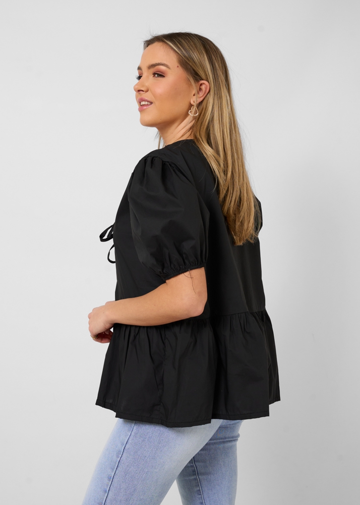 Elly blouse zwart