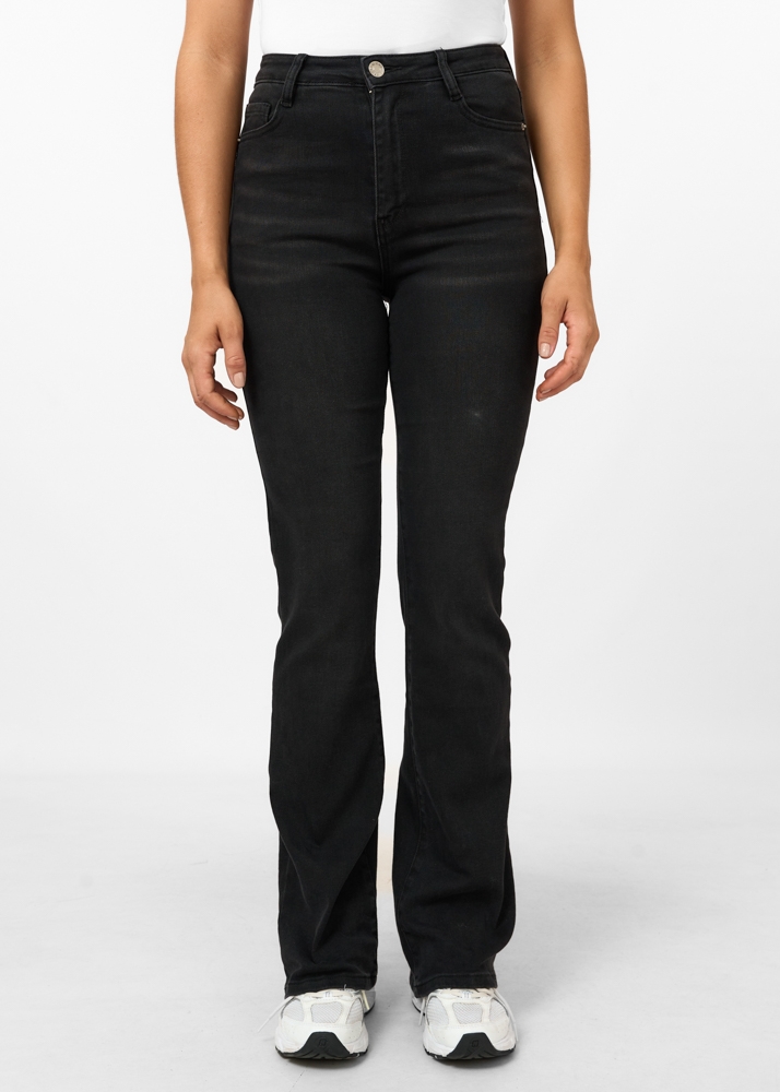 Flared jeans zwart