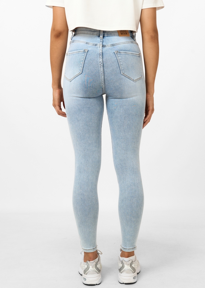 Skinny jeans skyblauw