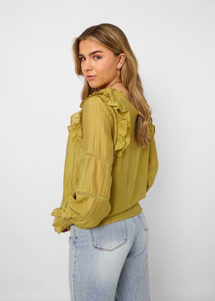 Harper blouse groen