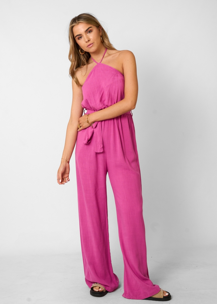 Lot halter jumpsuit