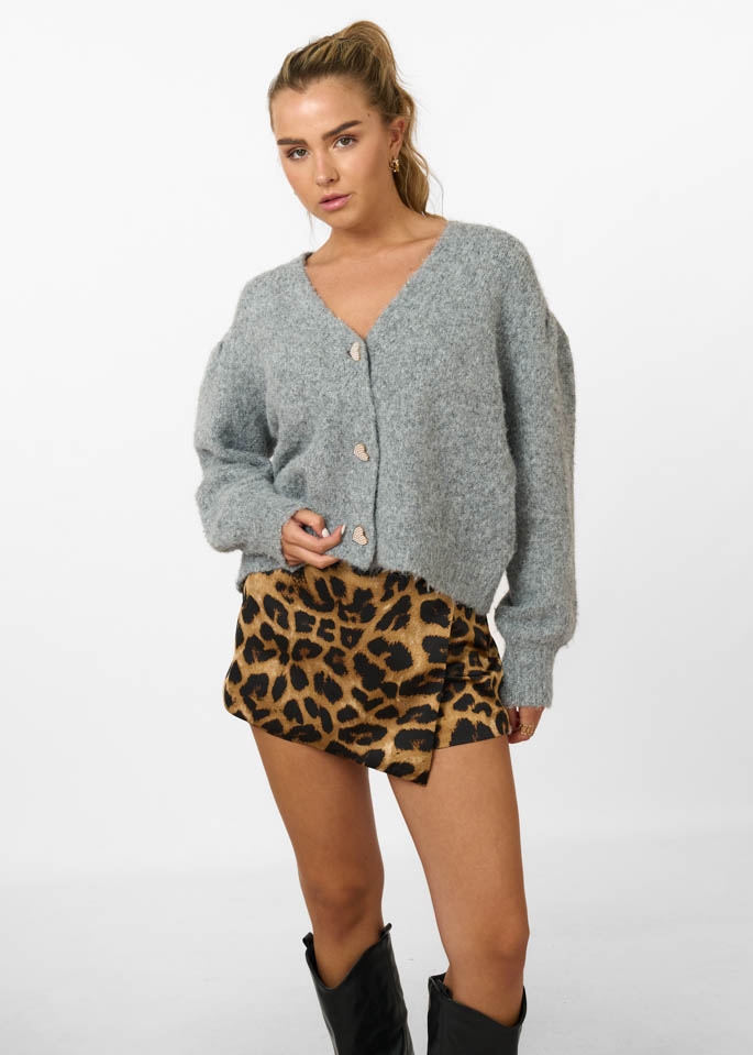 Noor skort leopard