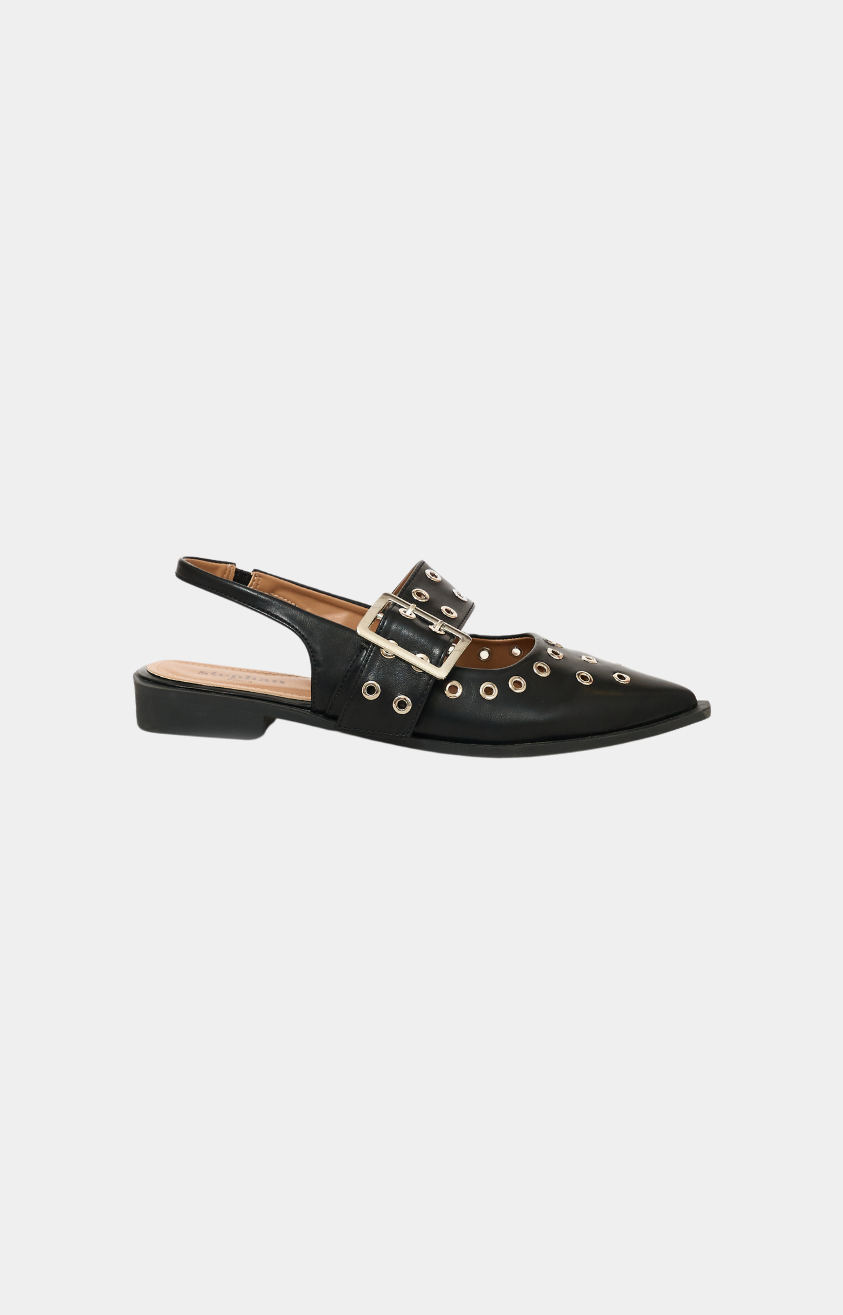 Lana slingback zwart