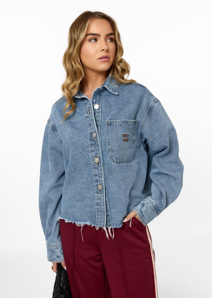 Denim blouse