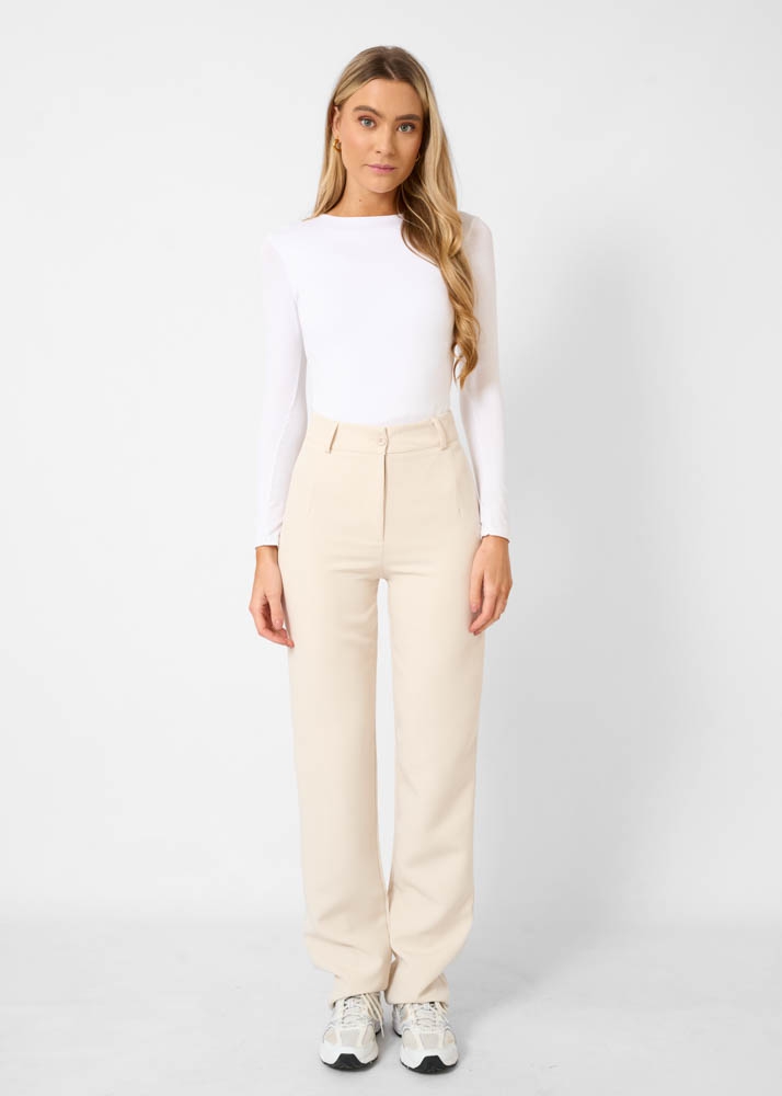 Romy pantalon tall creme