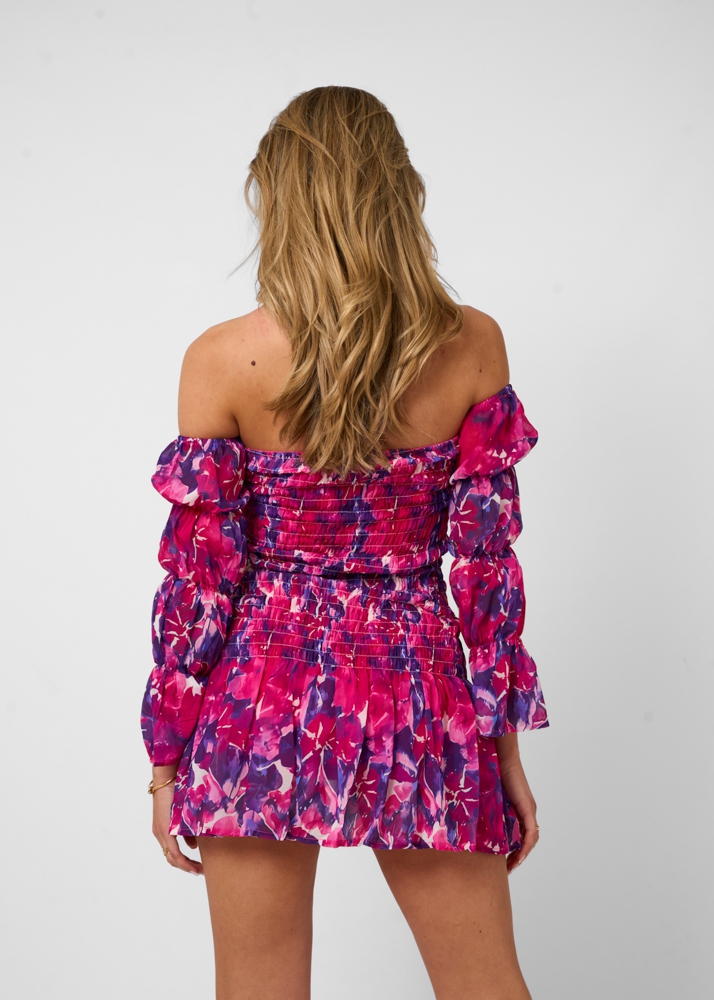 Stacey jurk fuchsia