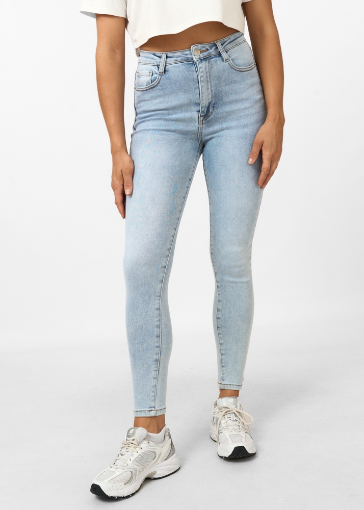 Skinny jeans skyblauw