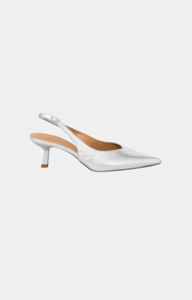 Vera slingback zilver