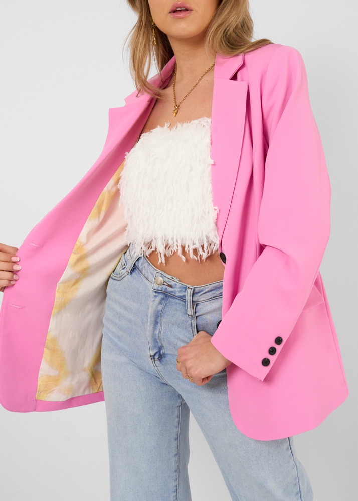 Carmen blazer roze