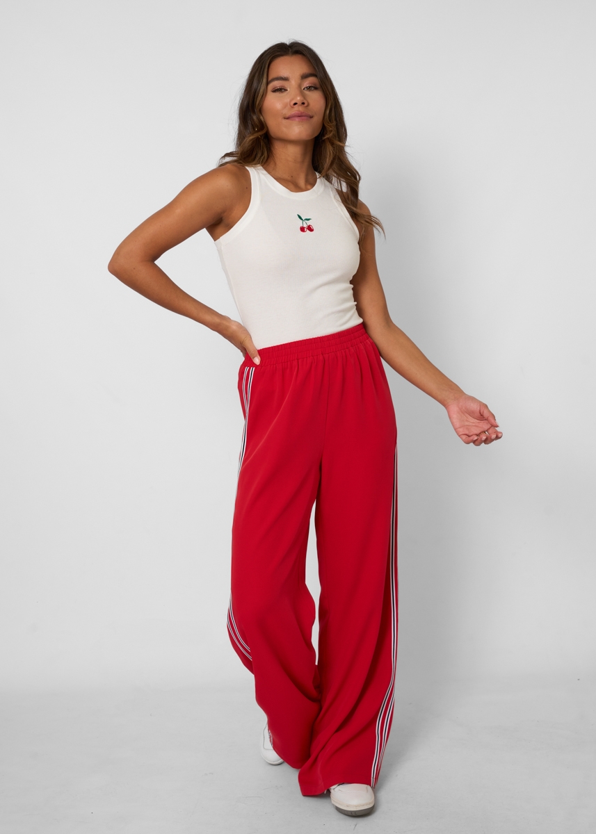 Gina broek rood