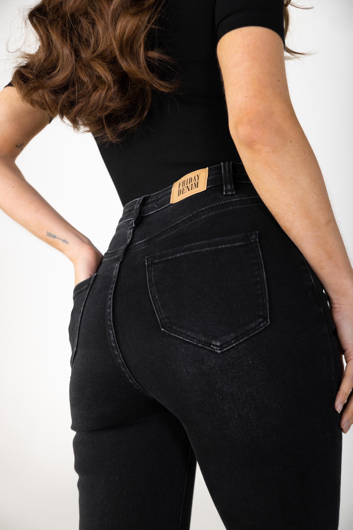 Gezicht omhoog Bouwen patroon Zwarte skinny jeans | Jeans | tess v