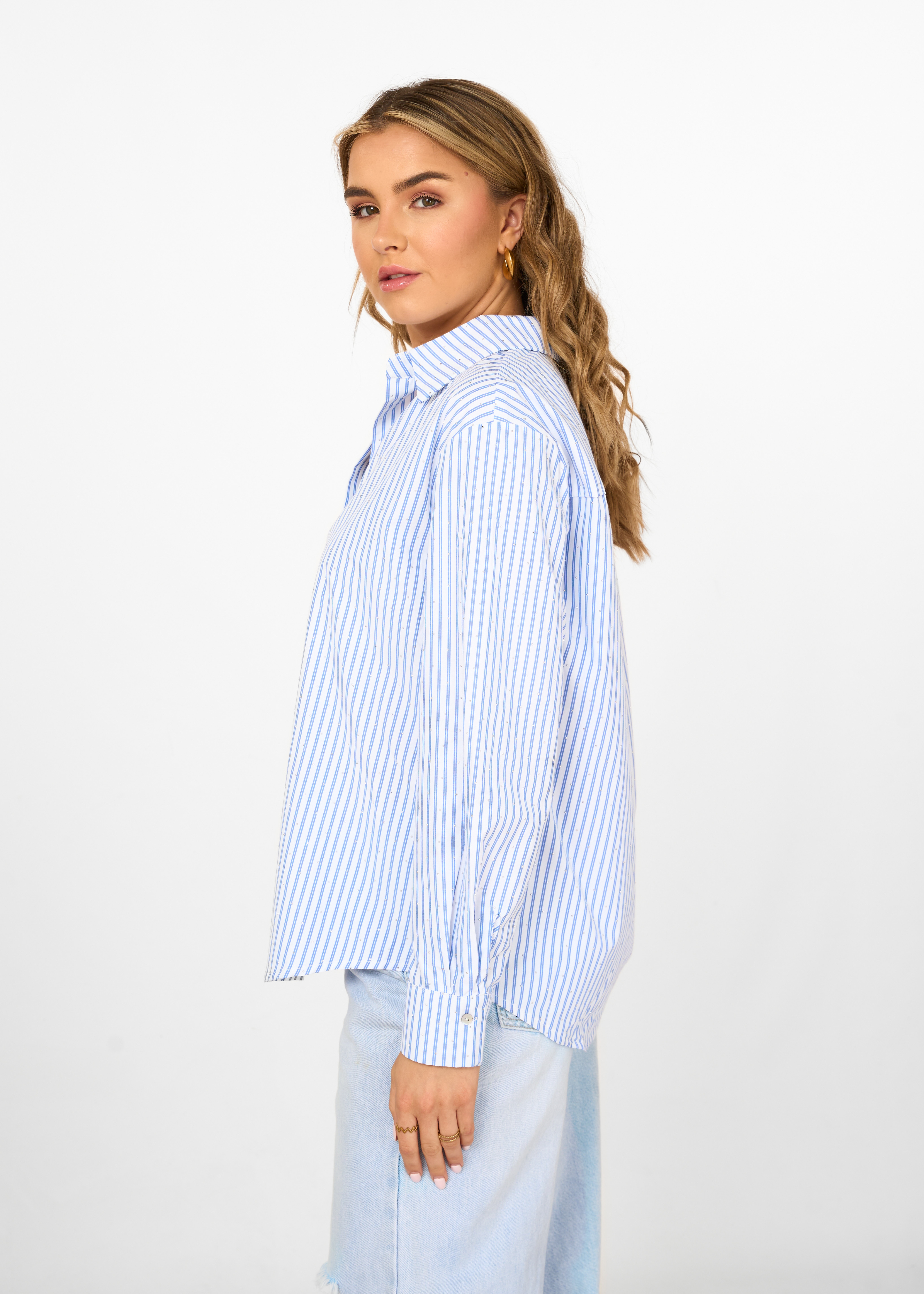 Dionne blouse blauw