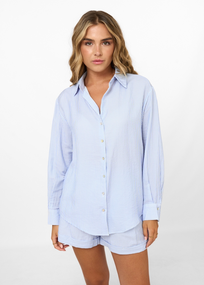 Isabella blouse blauw