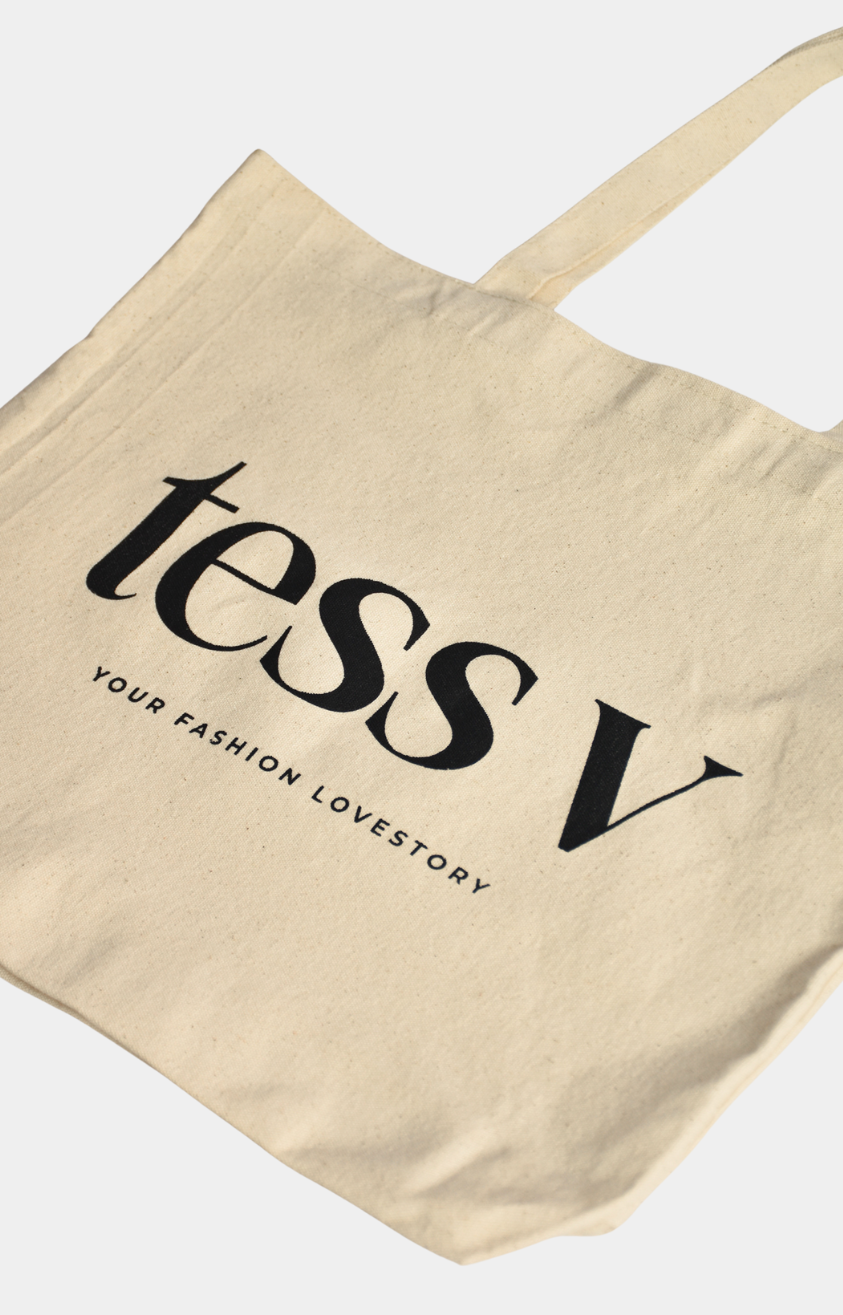 Tess v canvas tas zwart