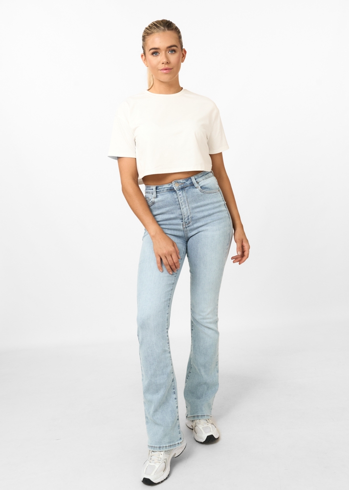 Flared jeans lichtblauw