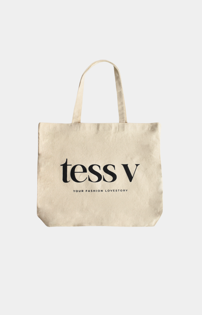 Tess v canvas tas zwart