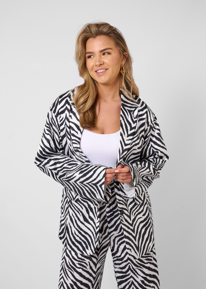 Myrthe blazer zebra