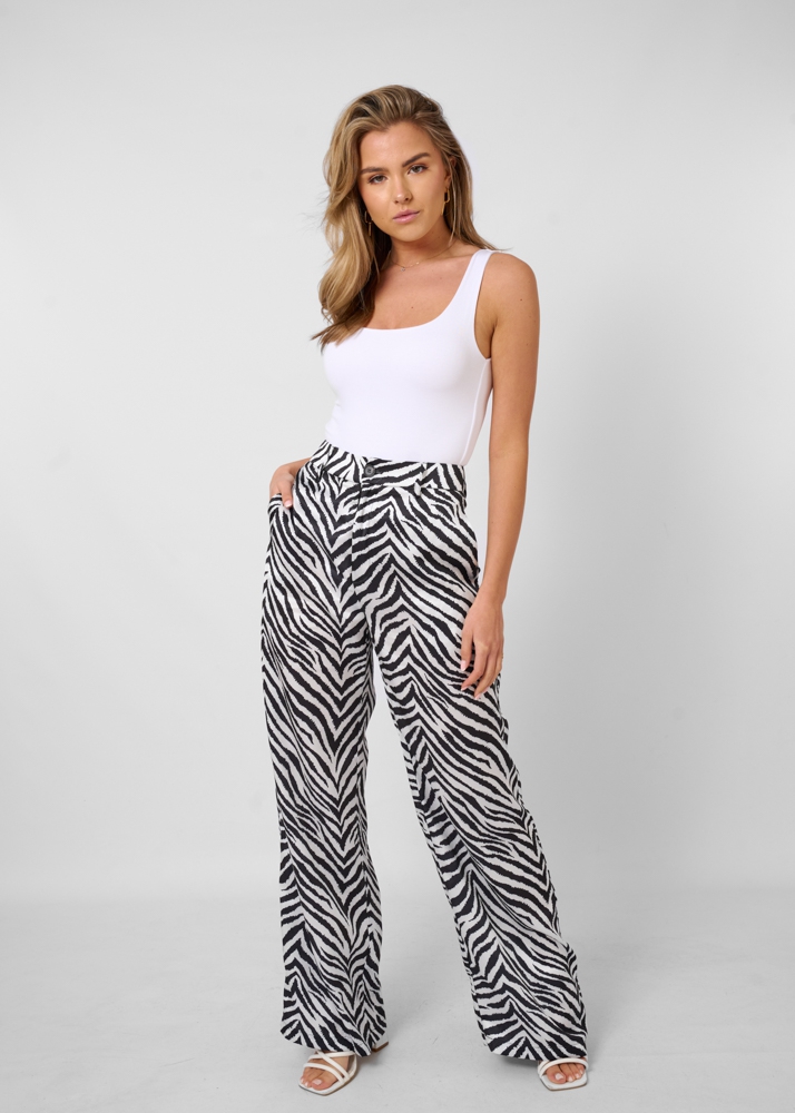 Myrthe zebra pantalon