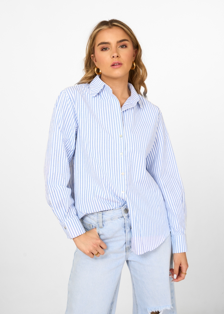 Dionne blouse blauw