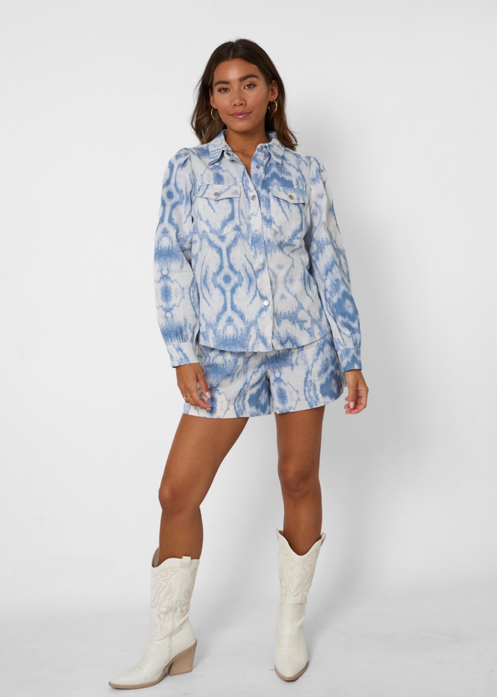 Maya blouse blauw