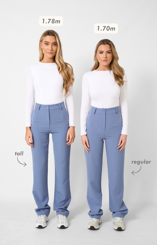 Romy pantalon tall zee blauw