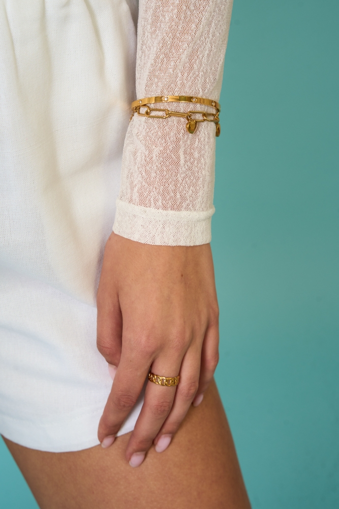 Mikky armband goud