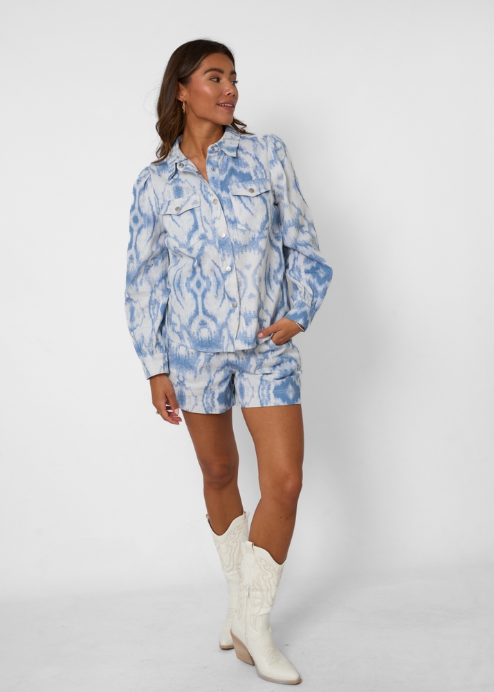 Maya blouse blauw