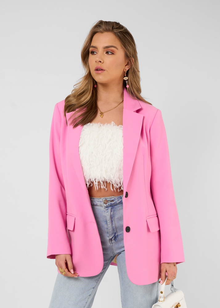 Carmen blazer roze