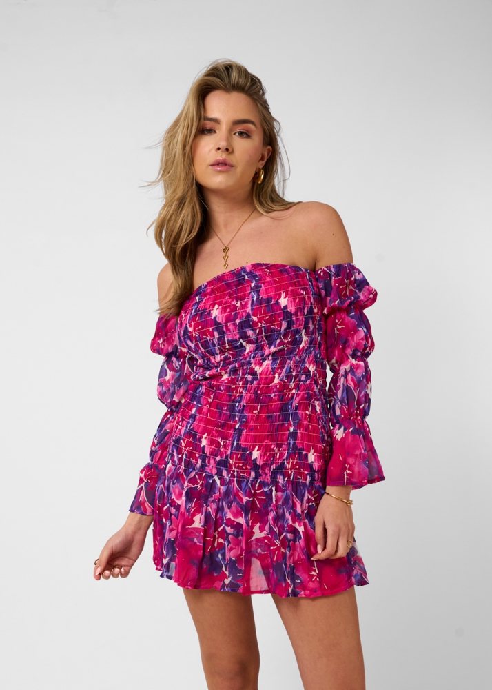 Stacey jurk fuchsia