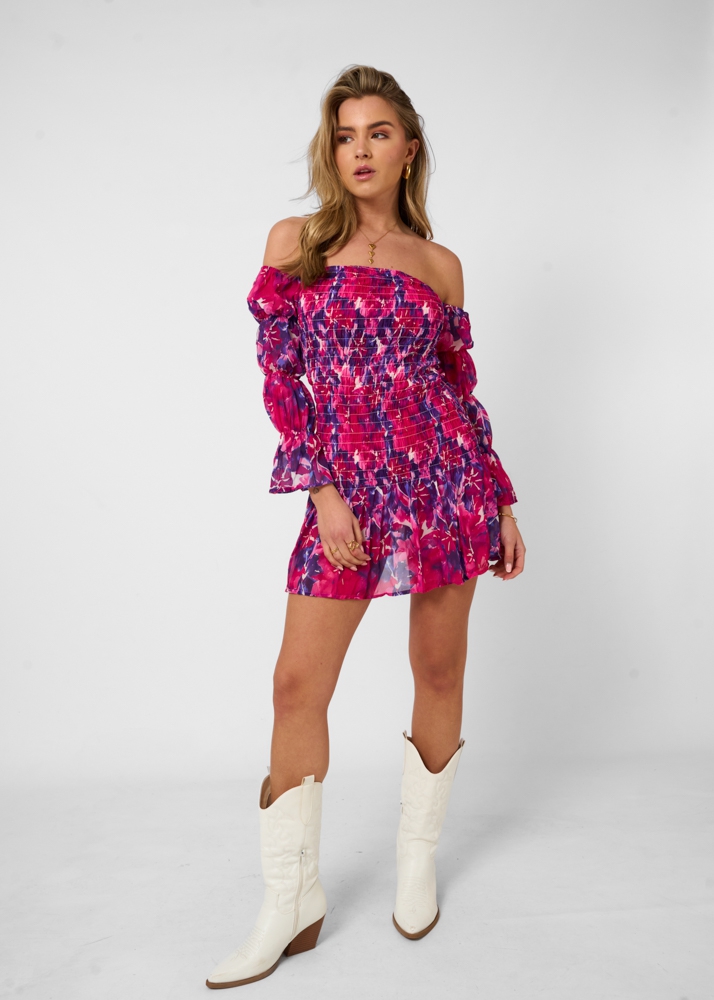 Stacey jurk fuchsia