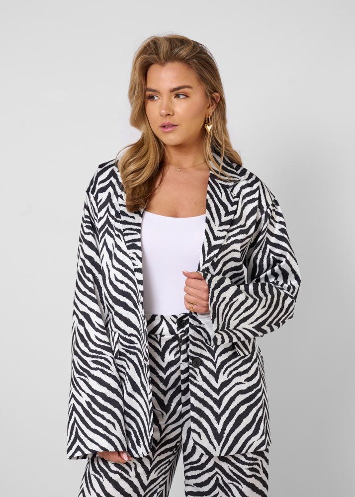 Myrthe blazer zebra