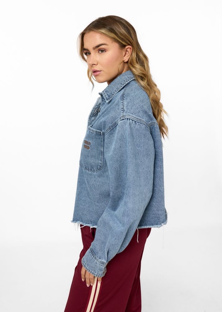 Denim blouse