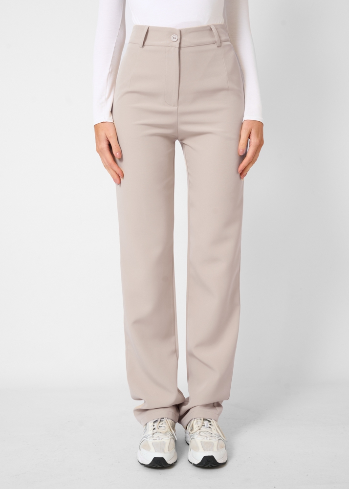 Romy pantalon tall smokey grijs