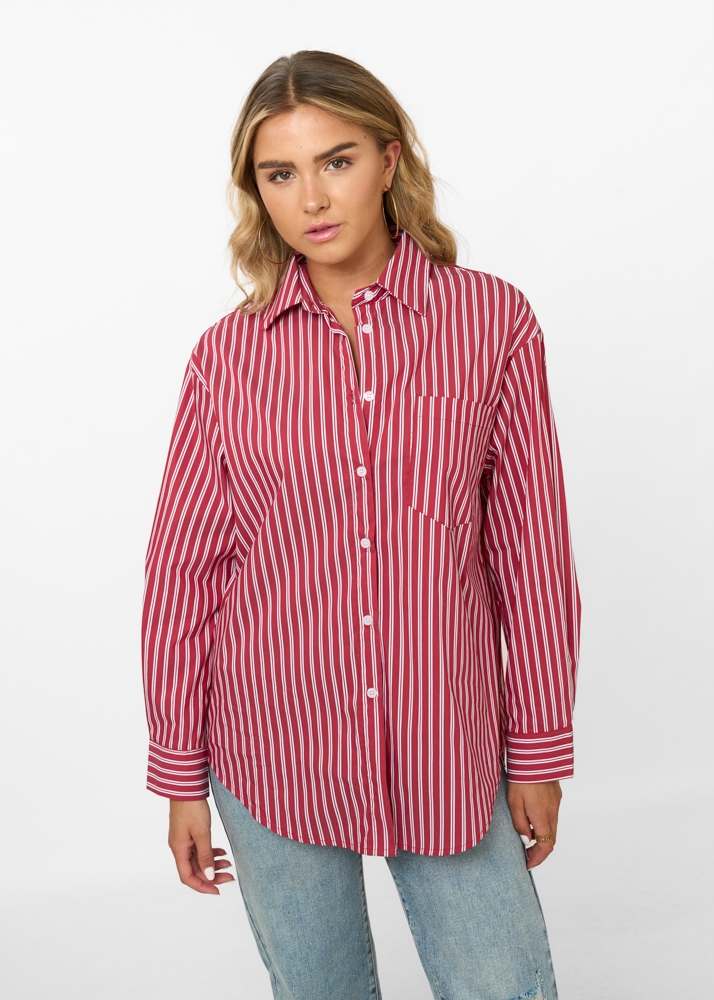 Bowi blouse rood