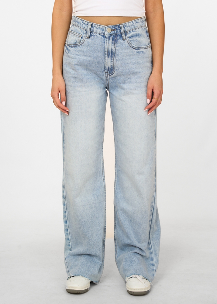 Straight leg jeans vintage sky blauw