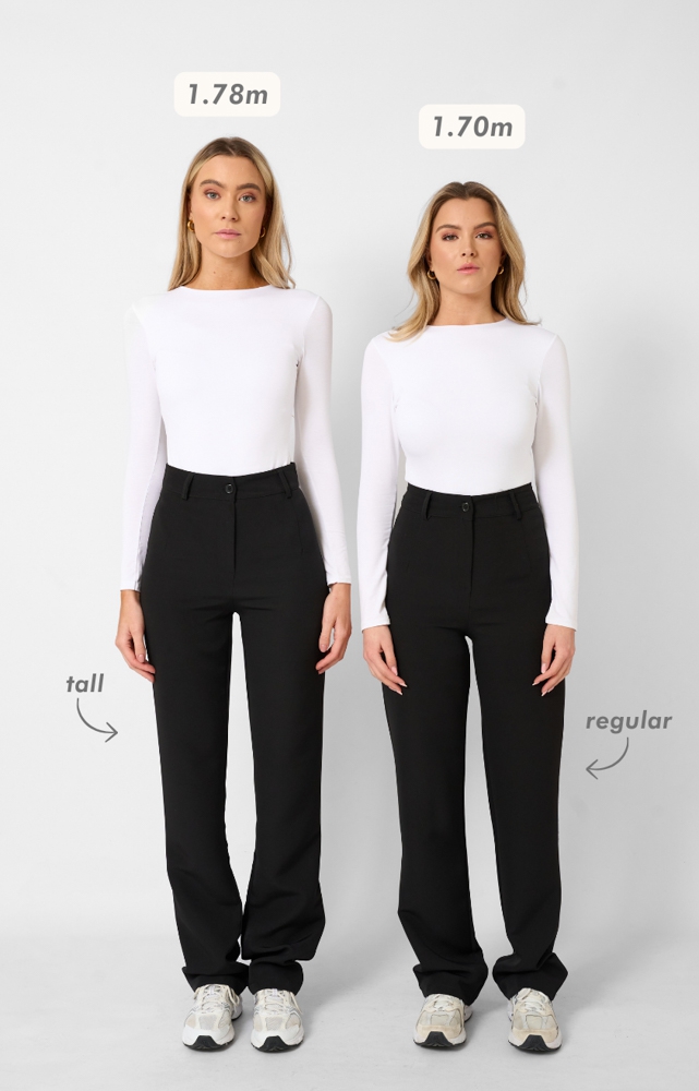 Romy pantalon tall zwart